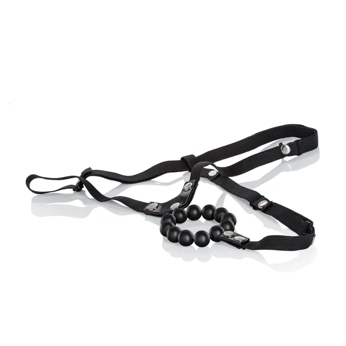 Male Sex Toys California Exotic Lovers Thong With Stroker Beads