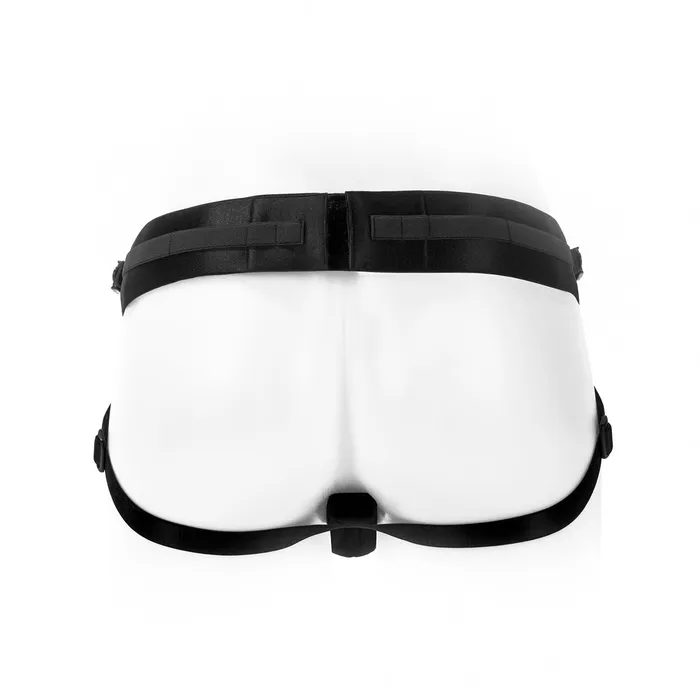 SpareParts Deuce Cover Undwr Harness Black Double Strap Size B Nylon SpareParts HardWear Female Sex Toys