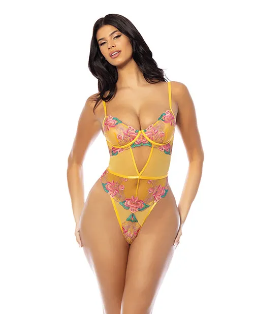 Oh La La Cheri Elisabeth Unlined Underwire Embroidered Teddy Vibrators Oh La La Cheri Elisabeth Unlined Underwire Embroidered Teddy Vibrators