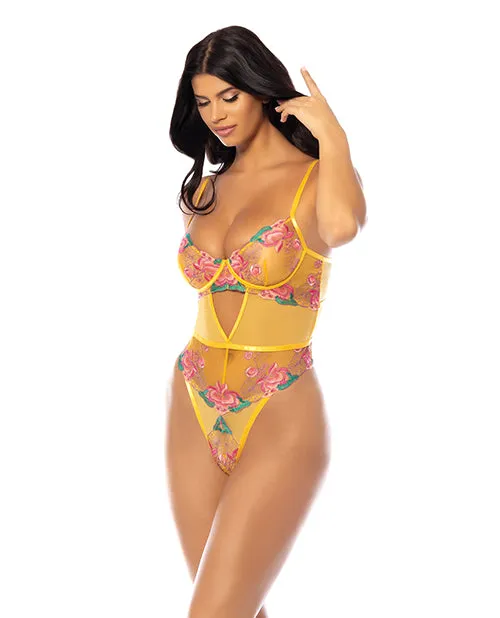 Oh La La Cheri Elisabeth Unlined Underwire Embroidered Teddy Vibrators Oh La La Cheri Elisabeth Unlined Underwire Embroidered Teddy Vibrators