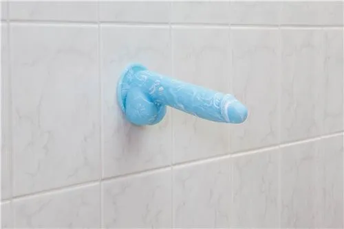 BMS Enterprises Dildos Addiction 100 Silicone Luke 75 inches Blue Glow In The Dark