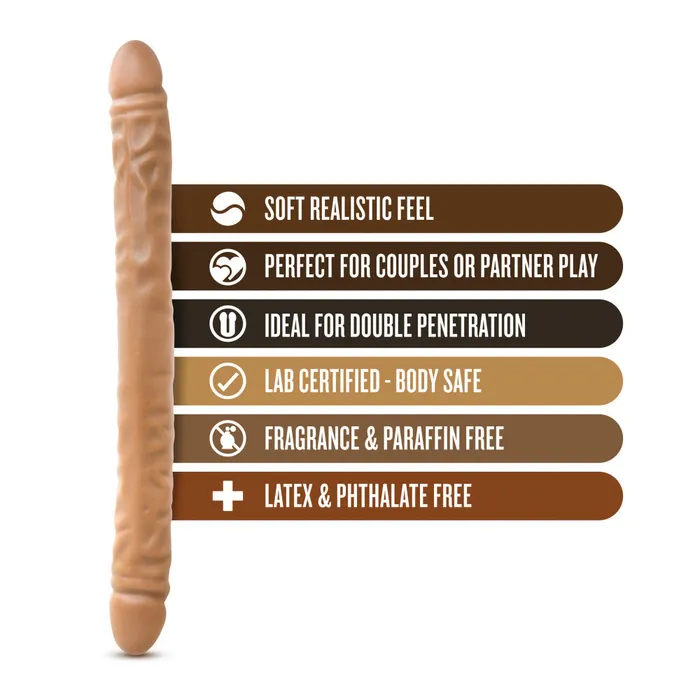 Dr Skin By Blush Mocha 18Inch Long Dildo Blush Dildos