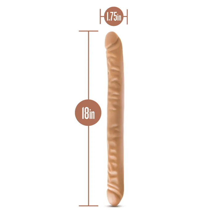 Dr Skin By Blush Mocha 18Inch Long Dildo Blush Dildos