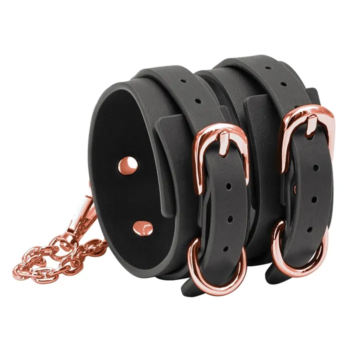NS NOVELTIES Restraints Bondage Couture Ankle CuffsBlack