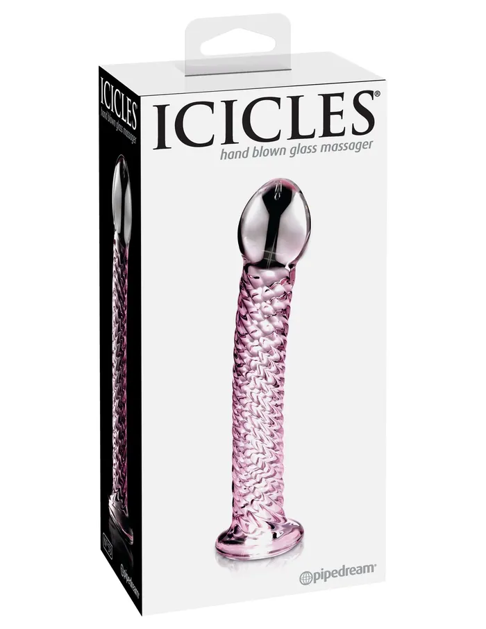 Pipedream Products Dildos Pipedream Icicles No 53 Glass Probe HandBlown Luxury for Explosive Stimulation
