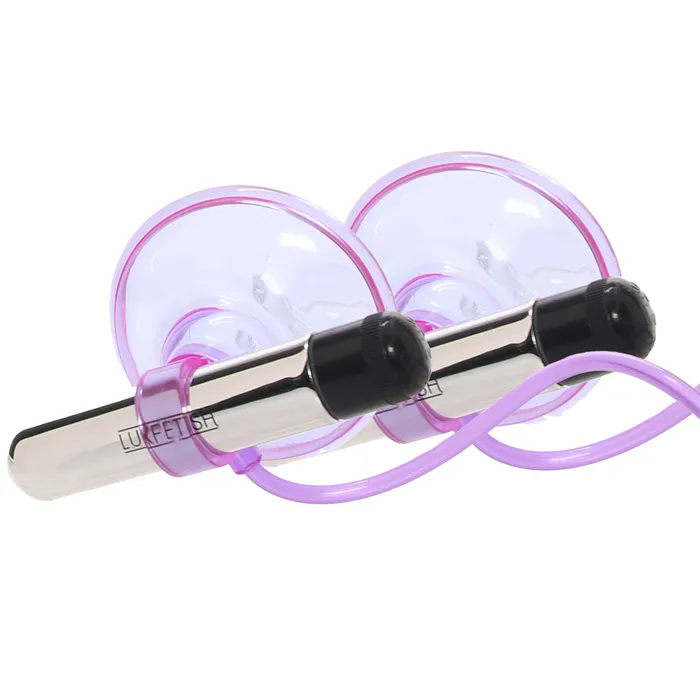 Vibrating Nipple Suckers with Quick Release Electric Eel Female Sex Toys