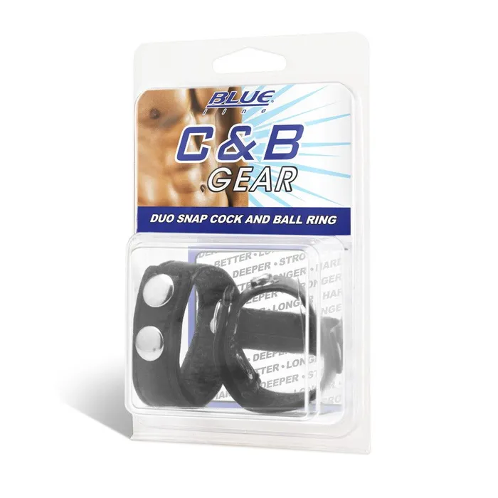 Blue Line Men Duo Snap Cock Ball Ring Male Sex Toys