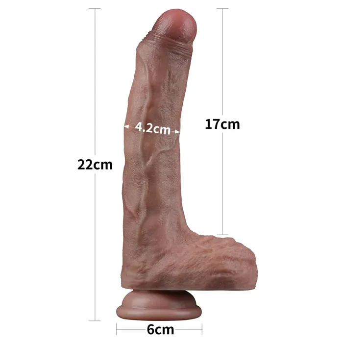 Dildos 85 Dual Density Silicone Cock Dildo honeysx