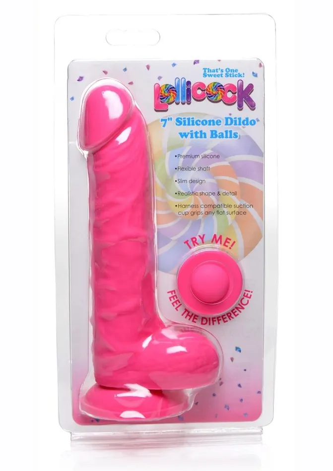 Lollicock Silicone Dildo with Balls Lollicock Female Sex Toys